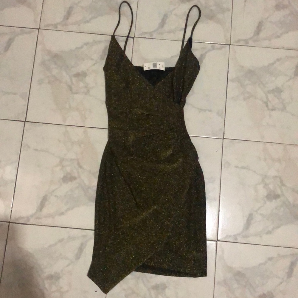 Gold dress